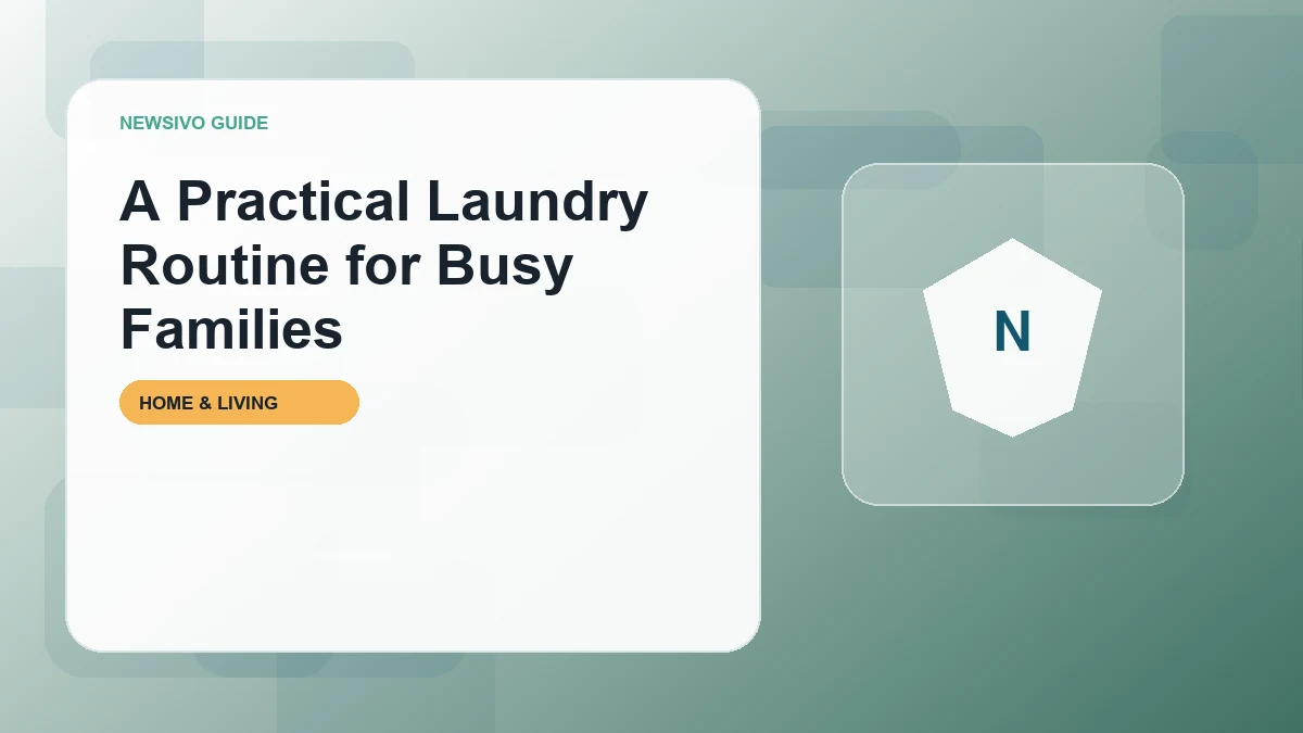 A Laundry Routine for Busy Families That Actually Works